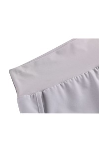 Fitness shorts women's anti-glare running loose quick-drying sports pants high waist fake two-piece yoga hot pants sports hot pants sports wide pants high waist sports pants SKSP030 front view